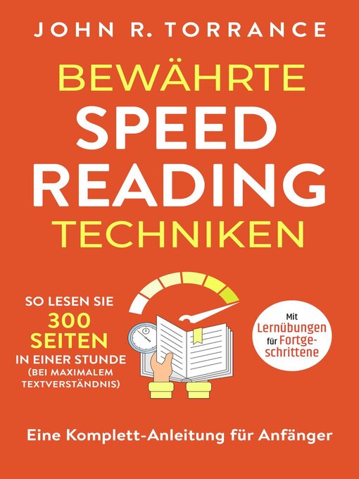 Title details for Bewährte Speed Reading Techniken by John R. Torrance - Available